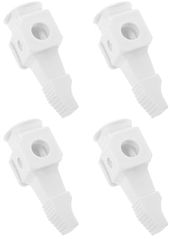 DOITOOL 4 Figuras de Jugadores de Color Claro para Futbolín, Accesorios para Mesas de Fútbol de Mesa, Muñecos Reemplazo de Plástico Resistentes para Juegos Familiares y