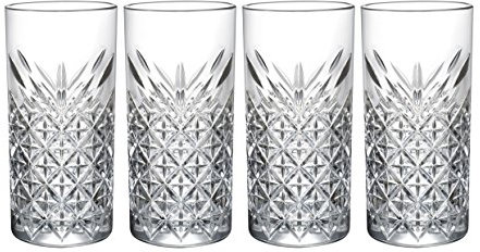 Mäser, Serie Timeless - Juego de vasos largos (45 cl), transparente