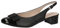 CAPRICE Damen Slingpumps mit Schleife Elegant, Schwarz (Black Comb), 38 EU