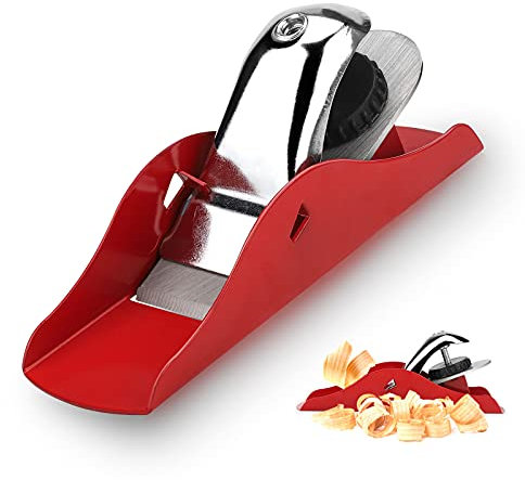 Plano de Carpintería,Mini Cepillo Carpintero Cepillo Mano Acero Cepilladora de Madera,Cepillo de Mano Pequeño Herramienta de Carpintero de Madera para Trabajar Madera, Recortar, Cepillar Madera