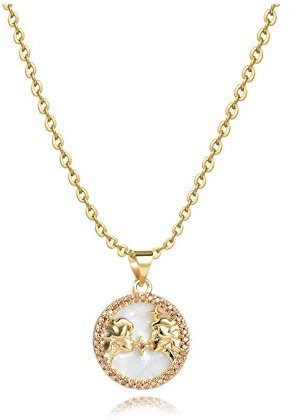 SBI Jewelry Oro Ariete Toro Gemelli Cancro Vergine Bilancia Scorpione Pesci Zodiaco Collana di compleanno per le donne Birthstone Costellazione Gioielli Regali, Acciaio inossidabile, Nessuna pietra
