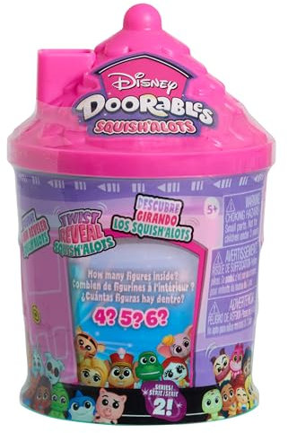 Just Play Disney Doorables Squish’Alots Serie 2 Sammelfiguren, 2,5 cm große Figuren, 4–6 Figuren, Kinderspielzeug ab 5 Jahren
