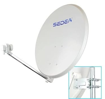 Parabole acier électrozingué Quick 85cm+Lnb