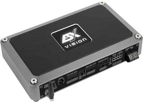 ESX VE900.7SP 7-Channel Class D High-End Car HiFi Amplifier with 8-Channel DSP and BT Streaming/App Control