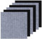 ZOFUN 30 Pcs Carpet Tiles Black and Grey, 30 x 30 cm Self Adhesive Carpet Tiles Anti-Slip, Easy Peel and Stick Carpet Tiles, Hard Wearing Flooring Carpet Tiles for Bedroom Living Room Office