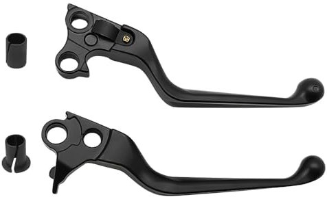 Mabutingti Bremshebel und Kupplungshebel für Harley Davidson Sportster 883 1200 Softail Dyna Electra Glide Road King Fat Boy Night Train Street Bob (Schwarz)