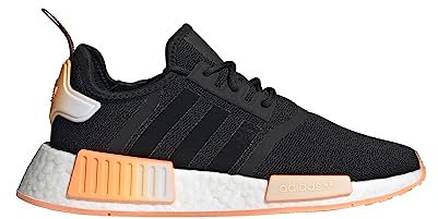 adidas Originals NMD-R1, Schwarz/Beam Orange/Weiß, 38 EU
