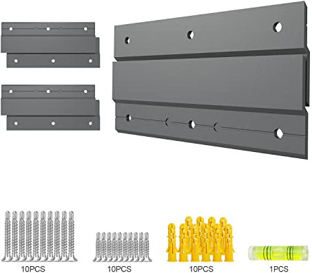 BOZXYE 3 Paar 6-Zoll-Bilderaufhänger mit französischen Klampen, ineinandergreifendes Zhang-Wandmontagehalterungs-Hardware-Kit, Z-Clips zum Aufhängen von Spiegeln, Bildern, Kunstwerken und Rahmen
