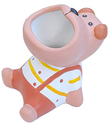 QUINTRA Pot de fleurs charnu en céramique, plateau de table créatif à faire soi-même, pot de fleurs charnu, cadeau pour amis et famille, bol funéraire avec réservoir d'eau (C, taille unique)