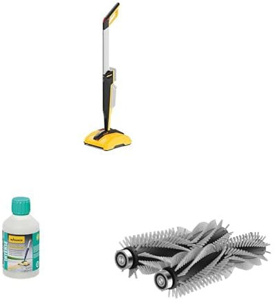 Bundle of WAGNER Nettoyeur de terrasse Multifonctions Levaro Powerbrush 18V + WAGNER Deep Cleaner, 500 ML+ WAGNER Stone Brush Kit Intense