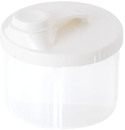 Wpsagek Milk Powder Box, 4 Compartment Milk Powder Portioner, Portable Baby Formula Dispenser, Rice Noodle Box Container for Travel