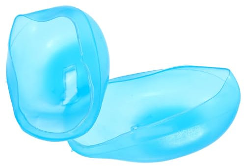 MOLUCKFU Silikon Ohrenschutz Wasserdichte Ohrabdeckungen Für Friseure Schützend Gegen Haarfärbemittel Und Wasser Wiederverwendbar Blau Für Salon Und Heimgebrauch
