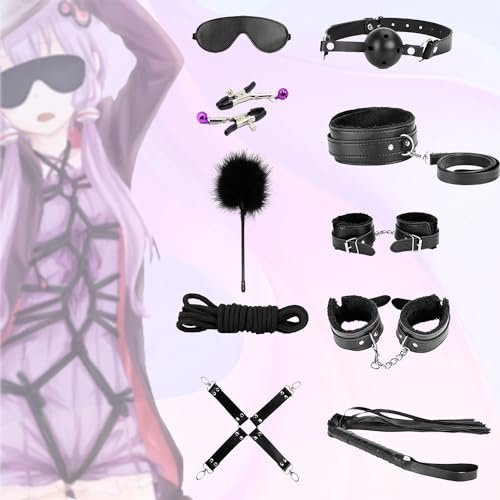 R4F- 10 Pieces Sturdy Nylon Material Black Kit for Men and Women