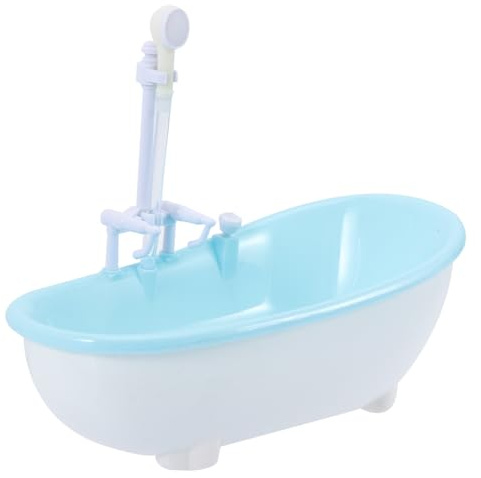 VICASKY Mini Spray Tub Electric Doll Bathtub Toy Model for Preschool Toddlers Water Toys for Boys and Girls Birthday Decorations Boy