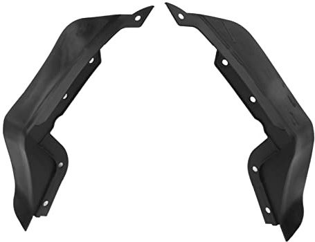 Tbest Pare-chocs Avant Rabat Anti-éclaboussures de Haute qualité en Plastique ABS Joint de Lèvre de Pression de Remplacement pour Paceman 2011 2016 Noir 1 Paire 2 Pièces