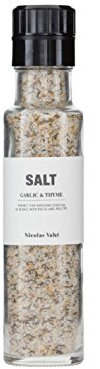 Moulin à sel et ail thym, 300 g.