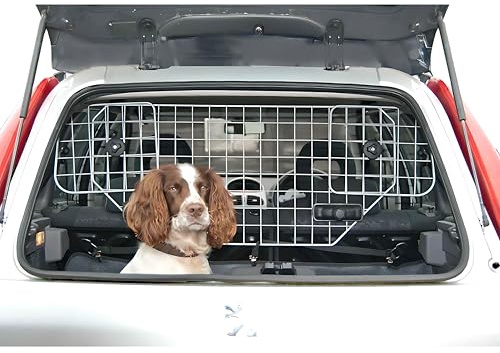 Speedwellstar Grille de Séparation Chien Coffre Voiture Universelle Réglable – Barrière Mesh Métal avec Fixation Appui-Tête