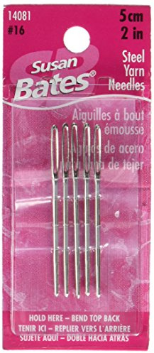 Susan Bates 70773 Steel Yarn Needles 2, Size 16 5/Pkg