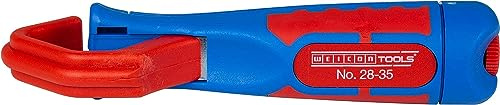 WEICON TOOLS 50050435 Kabelmesser No. 28-35, Abisolierwerkzeug zum Entmanteln von Rundkabel, 160mm