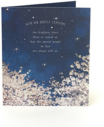 Tarjeta de condolencias por la pérdida de condolencias – más profunda condolencia