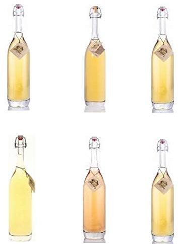 6 Flaschen Prinz Mix 6 Sorten/Haselnuss, Zwetschge, Bodensee Apfel, Williams Birne, Marille, Himbeere a 700ml 41% Vol. in Bügelflasche