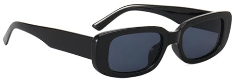 Vintage Rectangle Sunglasses for Women Trendy Square Sunglasses Fashion Retro Glasses with for Ladies Teen Men