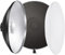 REFLEX CAMERA 16.8/42cm Silver Beauty Dish Reflector with Honeycomb Grids and White Diffuser Sock for Bowens Mount Studio Strobe Flash Light for ideal Photography Lighting Compatible with Godox