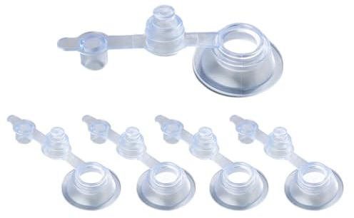 Luoyuanjia 5Pcs Air Bed Valve Lid Secure Air Mattress Plug Replacement Inflatable Valve Cover for Yacht Swim Ring Accessories