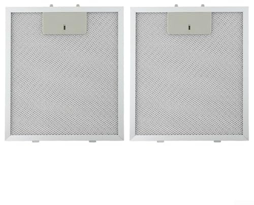 2PCS Aluminum Grease Filter, 9 x 10.2 Inch Metal Vent Hood Mesh Filter, Easy Installation, Low Maintenance
