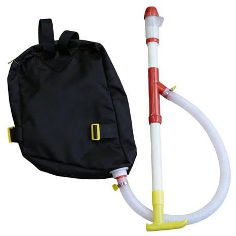 Baoblaze Spandiconcime a Zaino, irroratore, distributore di fertilizzanti, Professionale da Giardino, Oxford, applicatore di Letame Regolabile per Colture, Tubo in PVC