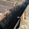 GroundMaster Gutter Guard Brush - Drain Downpipe Leaves Filter (16m (52.5ft), Black)