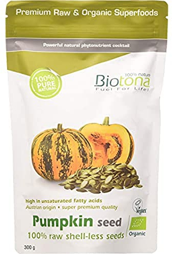 Biotona Pumpkin Seed Raw Semillas De Calabaza 300Gr. Bio 1 Unidad 400 g