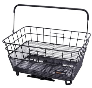 Atranvelo AtranVelo Unisex – Erwachsene Bring L AVS Farhrradkorb, Schwarz, 32 x 43.5 x 22 cm