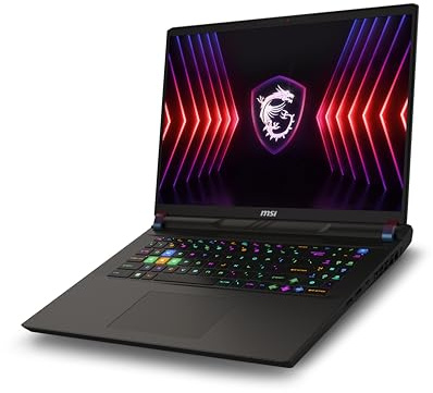 MSI Vector 17 HX A14VHG-602IT, Notebook Gaming, 17 16:10 QHD+ 240Hz, Intel i9-14900HX, Nvidia RTX 4080 GDDR6 12GB, 1TB SSD PCIe4, DDR5 32GB, WiFi 7, Win11 Home [Layout e Garanzia ITA]