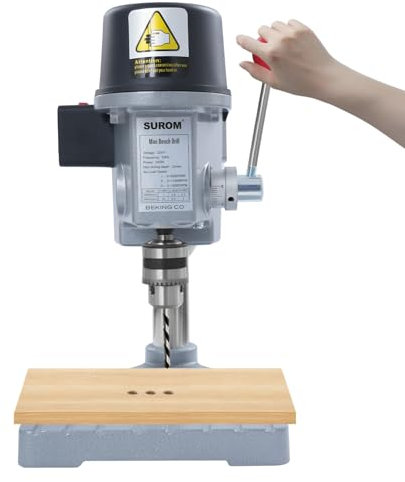 HarBin-Star - Bench Drill Press Stand, Power Drilling Stand, 340W Mini Bench Drill Pillar Press Stand, for iIron, Wood, Plastic Board, Aluminum Board