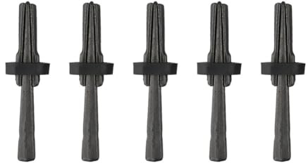 CashMuch 5 cuñas de separación de piedra, 125 x 14 mm, herramienta manual de mano para separar rocas de hormigón, color gris