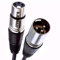 kenable XLR 3 pin Microphone Lead Male to Female Audio Cable Black 1m [1 metres]