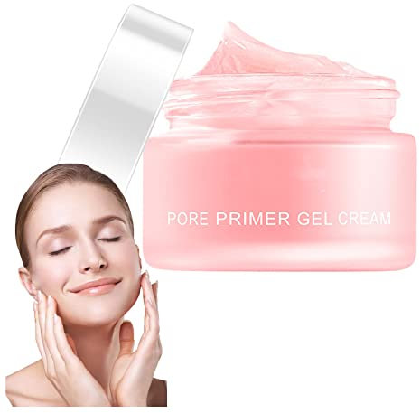Pore Primer Gel Creme, Gesichts Make-Up Basis, Feuchtigkeitsspendende Invisible Pore Face Cream, Matte Primer, Ölkontrolle Glatte
