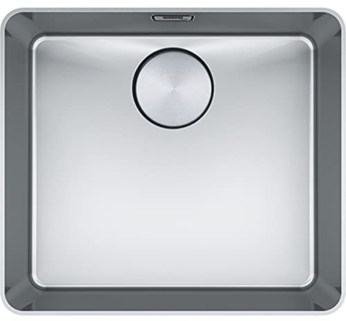 Franke 127.0624.560 210-45-stainless steel-127.0624 Kitchen Sink Made (Brushed) with a Single Bowl Mythos MYX 210-45-127.0624, Stainless Steel Linen Look