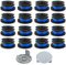 RUIITEN AC14RL3A String Trimmer Spools Replacement for Ryobi One+ AC14RL3A 18v, 24v and 40v Cordless Trimmers, 11ft 0.065 Auto Feed Cordless Weed Eater Spools Line (16 Spools + 2 Caps)