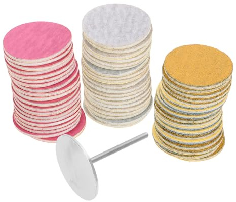 minkissy 60stücke Schleifbänder Für Nagelfräser Verschiedene Körnungen Ersatzköpfe Für Elektrische Nagelfeilen Nagelfräser-bits Schleifscheiben-bit Für Fußfeilen