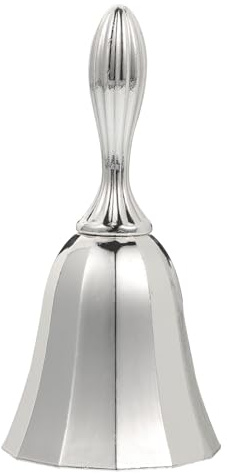 jojofuny Campanello da Tavolo in Lega di Zinco Manuale, Campanello del Servizio Clienti Rumoroso Impugnatura Ergonomica, Campana Arcaica Multiuso per Bar, Ristoranti, Uffici e Scuole,