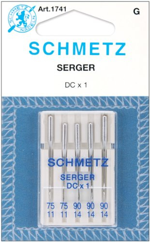 Schmetz Overlock Machine Needles - DCX1 Sizes 11/75 (2) & 14/90 (3)