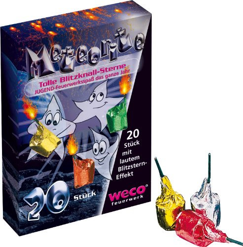 240 Stück = 12 Schachteln Meteorite Crackling Sterne