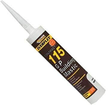 Everbuild 3 X EVBMASBR 115 310 ml General Purpose Building - Mastic Brown