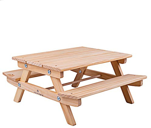 Bigjigs Toys Trädockor picknickbänk tillbehör