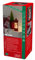 Konstsmide LED Wasserlaterne Briefkasten, Schneemann mit Kindern, mit an/aus Schalter, 5h Timer, 1 warm weiße Diode, batteriebetrieben/USB, Innen, 0,1W, Batterie: 3 x AA 1, 5V (exkl.) - 4268-550, Rot