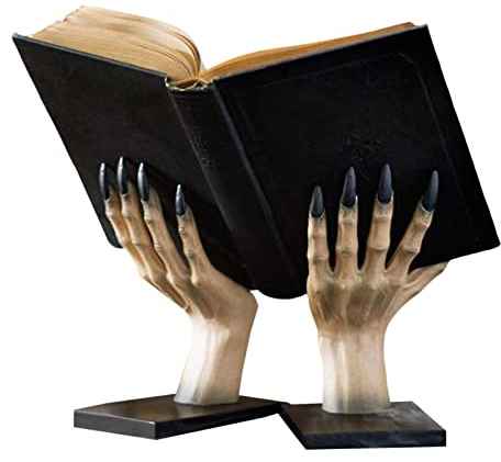 Halloween Witch Hands Stand Harts Halloween Witch Hands Bokställ Halloween Witch Hands Hållare Bokhållare Stativ Bokstöd Läsvila Halloween Hem Bar Inredning