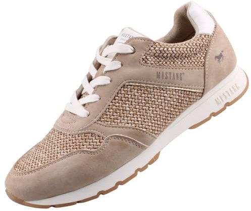 MUSTANG Damen Sneaker Beige, Schuhgröße:EUR 41
