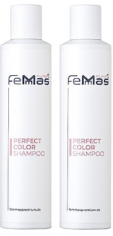 FemMas Pure Perfect Color Shampoo 200ml 2x Stück | für Coloriertes, gesträhntes & getöntes Haar | FARBSCHUTZ HAARPFLEGE SHAMPOO | Nachhaltig, Vegan & Tierversuchsfrei